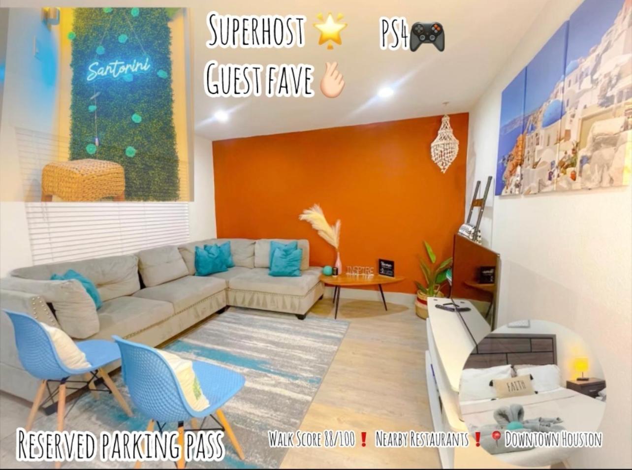 Modern Santorini Suite Houston Nrg Tmc Luxurious Walkable エクステリア 写真
